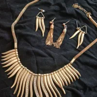 گردنبند رنگ ثابت دوعدد