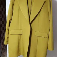 کت و شلوار سبز فسفوری زنانه