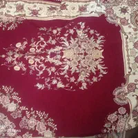 رو فرشی زرشکی ۱۲متری مخمل