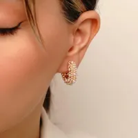گوشوراه ژوپینگ شبیه طلا