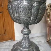 سنگاب قلمزنی شده جنس مس سفید شده