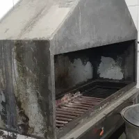 فر،منقل کبابی،کبابپز با هود گالوانیزه