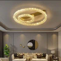 لوستر الماس. کهکشانی سقفی دایره مروارید. AC light|لوستر و چراغ آویز|تهران, سنگلج (شاپور)|دیوار