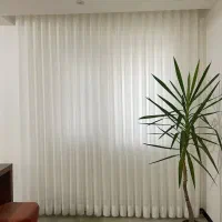 پرده حریر ساده|پرده، رانر، رومیزی|تهران, هرندی|دیوار