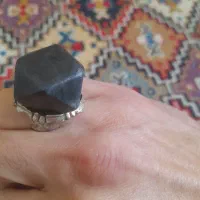 انگشتر نقره کهنه .