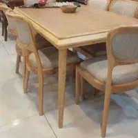 میز ناهار خوری چوب راش