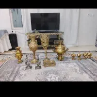 سماور زغالی برنجی