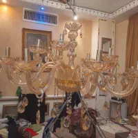 لوستر ۱۶شاخه ای کریستالی خارجی