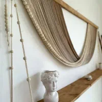 بومریس مکرومه|صنایع دستی و سایر لوازم تزئینی|شیراز, میانرود|دیوار