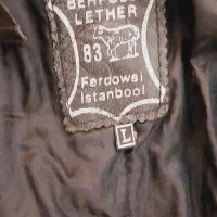 کاپشن چرم اصل|لباس|کارون, |دیوار