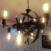 لوستر مدرن، لامپ ادیسونی|لوستر و چراغ آویز|تهران, سردارجنگل|دیوار