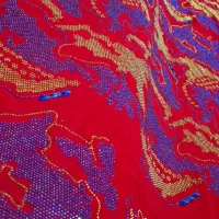 پارچه حریر نگینی