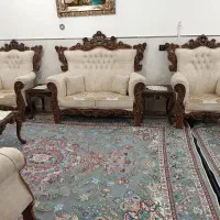 مبل ۷ نفره بدون پارگی و شکستگی