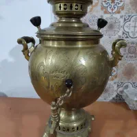 سماور ذغالی برنجی