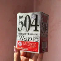 فلش کارت ۵۰۴ واژه ضروری انگلیسی با ترجمه فارسی