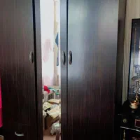 کمد لباس و تخت و آینه کنسول