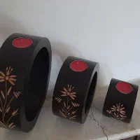 ست  جاشمعی چینی  چوبی بامبو