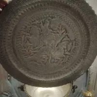 سینی مسی قلم قدیمی