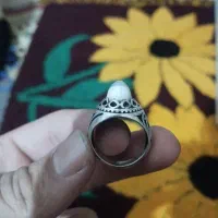 انگشتر باباقوری عقیق رگه دار