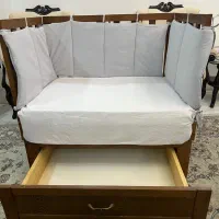 تخت کنار مادر همراه خوشخواب|تخت و سرویس خواب|قدس, شهر‌قدس|دیوار