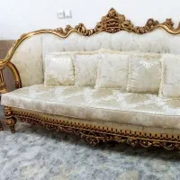 مبل سلطنتی ورق طلا 3800