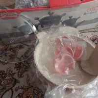 سرویس ۹پارچه چدنی اسکار ۷۵۰۰۰۰۰|ظروف پختوپز|گیلان غرب, |دیوار