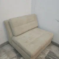 مبل پایه استیل چرم