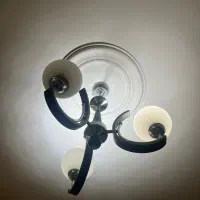 لوستر سه شاخه حبابی