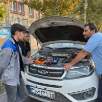 آموزش برق خودرو باتری سازی تست موتور