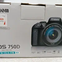 دوربین کنون750d با لنز 18-135 زیر2000 شات|دوربین عکاسی و فیلم‌برداری|خرم‌آباد, |دیوار