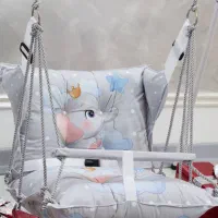 تاب گهواره ای دو رو مخملی کودک/سیسمونی ریسمان سنج|اسباب و اثاث بچه|اهواز, طالقانی|دیوار