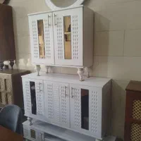 کنسول وآینه|بوفه، ویترین، کنسول|قزوین, |دیوار