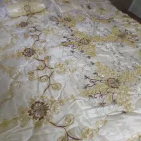 رو تختی عروس ساتن حریر|سرویس روتختی|قم, قلعه کامکار|دیوار