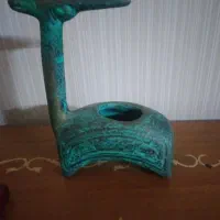 یک مجسمه سفالی زیبا جای لوازم تحریریادکوری