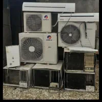 مشتری فرسوده خراب کولر پنجرای دوتیکه