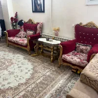 مبل استیل هفت نفره +میز ناهارخوری چهارنفره|مبلمان خانگی و میز عسلی|تهران, تسلیحات|دیوار