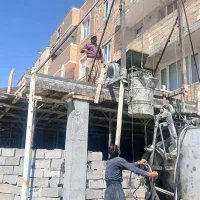 اجرای بتن ریزی با خلاطه