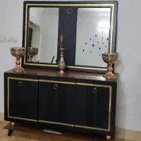 ست کامل کنسول و اینه و میز تی وی نو