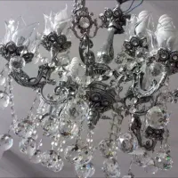 لوستر برنزی خالص وسنگین