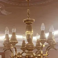 لوستر ۹ شاخه|لوستر و چراغ آویز|رشت, معلم|دیوار