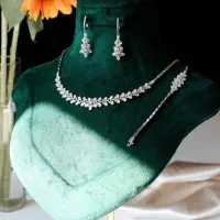 نیم ست نقره زنجیر نقره زنانه ساعت نقره