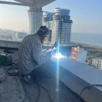 فلاشینگ نما و اجرای کانال کشی داکت و فن کوئل و هود