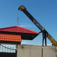 سقف شیروانی الاچیق پلی کربنات‌ جوشکارسیاروالپست