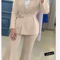 کت و شلوار گل رز
