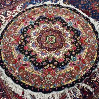 فرش دستباف هریس طرح سالاری گرد