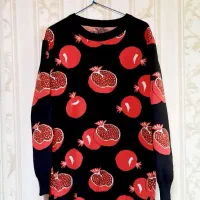 گپ و بافت تم یلدایی طرح انار دولایه نو نو