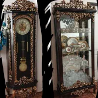 بوفه چوبی شیک و نو قهوهای|بوفه، ویترین، کنسول|چهارباغ, |دیوار