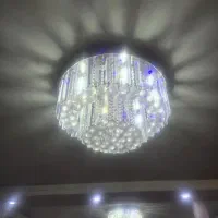 لوستر کریستالی ریموت دار قطر ۵۵