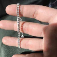 دستبند نقره زنجیر کف قیمت