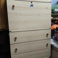 میز تحریر و مطالعه ترکیبی با دراور لباس